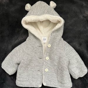 Baby GAP- Light Grey Sweater 0-3 months
